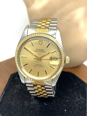 Tudor Men's Watch 52079 Vintage Prince Oysterdate Swiss Automatic Two Tone 34mm